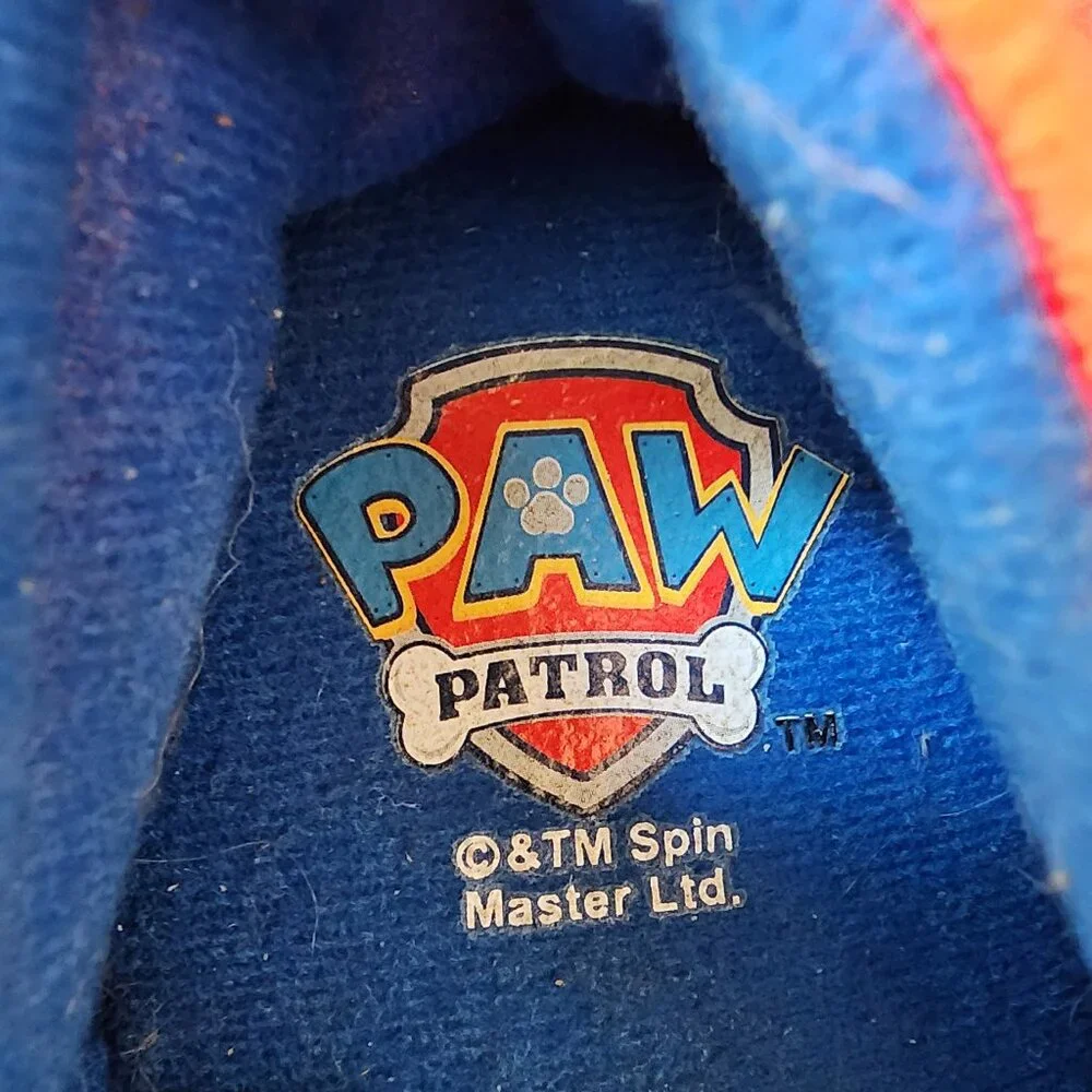 Paw Patrol Kids Slippers Size 11-12